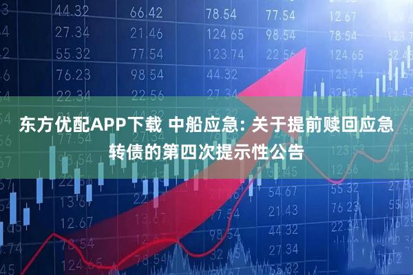 东方优配APP下载 中船应急: 关于提前赎回应急转债的第四次提示性公告
